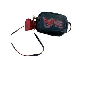 Disney Parks Mickey Minnie Mouse LOVE Crossbody Purse Bag Sweetheart Collection